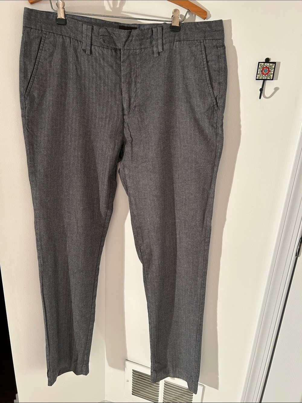 Jachs NY Men's Slim Dress Pants - Gray